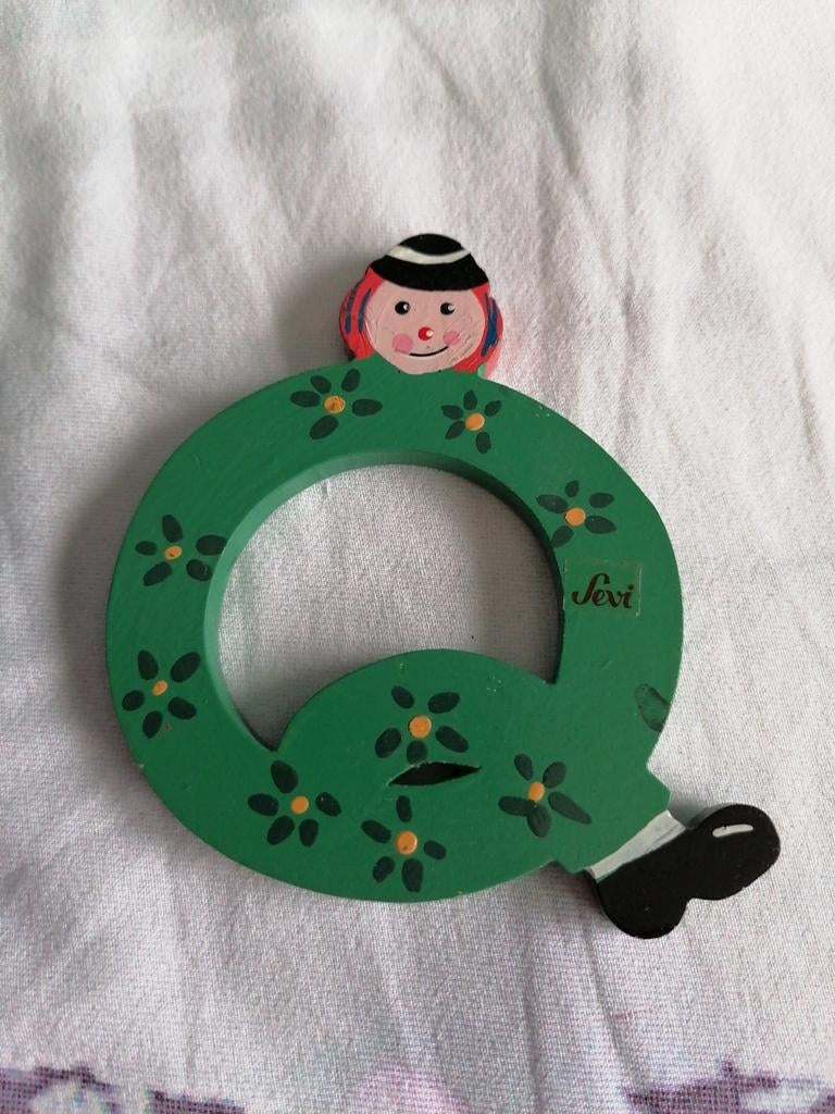 Houten letter Q, Ophalen of Verzenden, Zo goed als nieuw