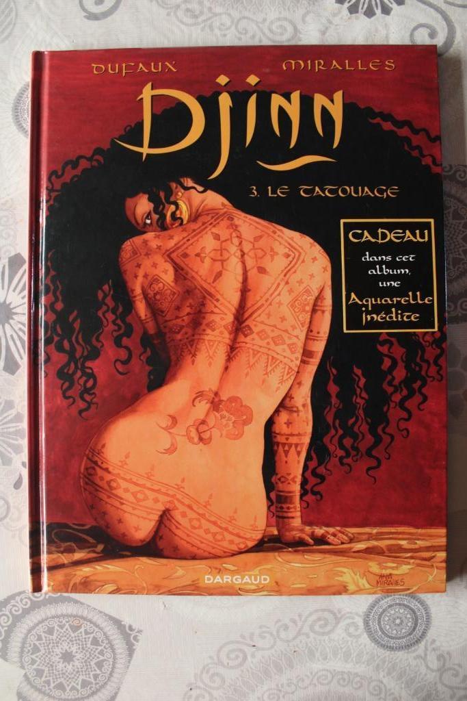 DJINN - T3 - Le Tatouage - Bd + EX-LIBRIS - Première édition, Une BD, Comme neuf, Enlèvement ou Envoi, Dufaux / Miralles