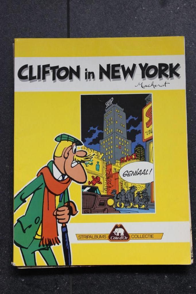 SC - CLIFTON IN NEW YORK - MACHEROT, Boeken, Stripverhalen, Ophalen of Verzenden