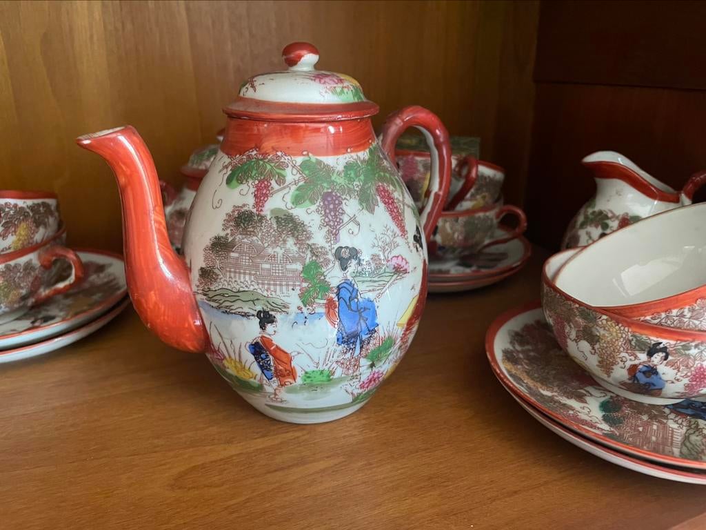 Chinees thee servies., Antiek en Kunst, Antiek | Servies compleet, Ophalen