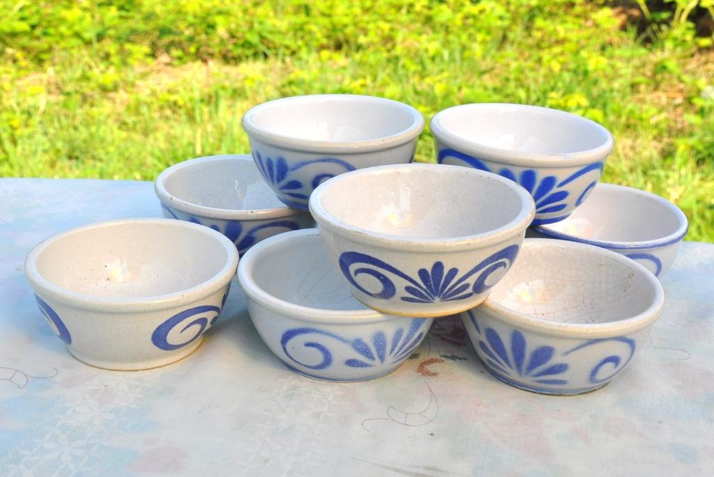 9 raviers en gres gris bleu pour four, Enlèvement ou Envoi, Utilisé, Poterie, Récipient(s)
