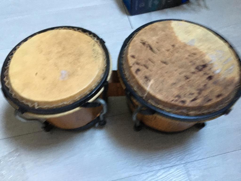 Bongo drum(dubble), Ophalen of Verzenden, Zo goed als nieuw, Trommel