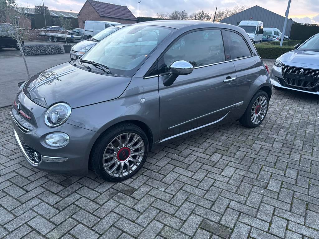 Fiat 500 red navi pdc enz verkocht, Auto's, Fiat, Voorwielaandrijving, 4 zetels, Stof, Bedrijf