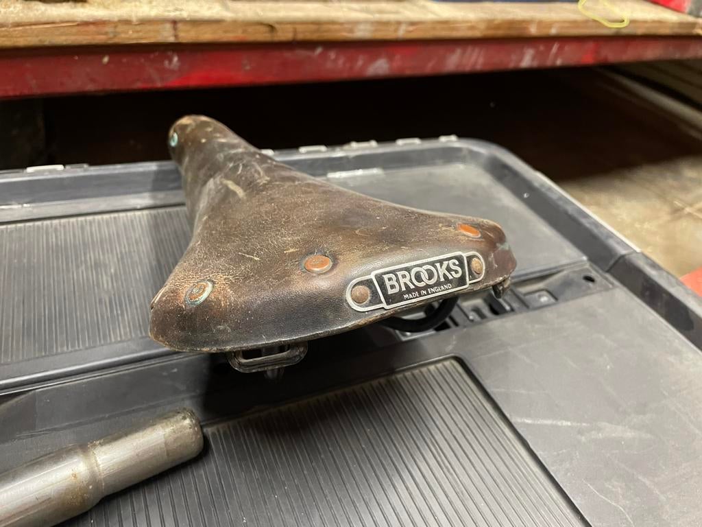 Brooks zadel, Fietsen en Brommers, Ophalen, Zadel