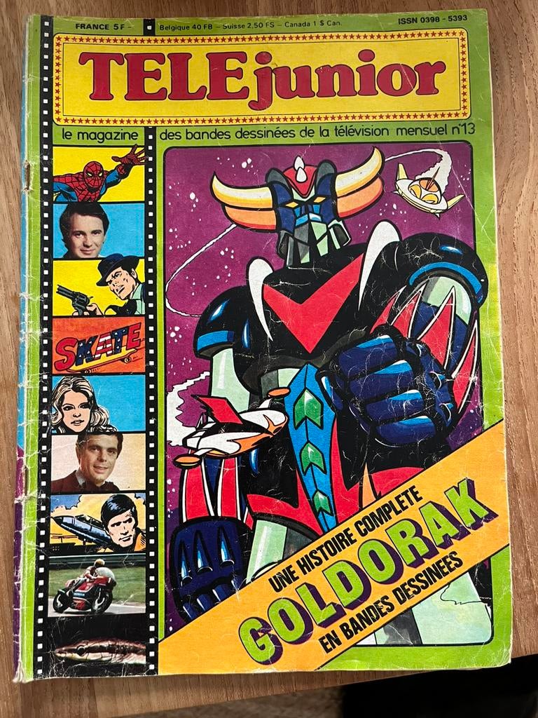 Magazine Télé junior numéro 13 Goldorak, Livres, BD | Comics, Utilisé, Enlèvement ou Envoi