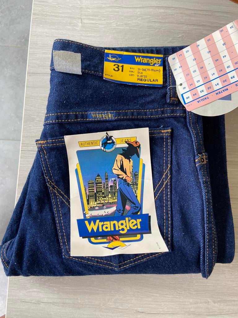 Vintage nieuwe heren jeans wrangler, Enlèvement ou Envoi, Comme neuf