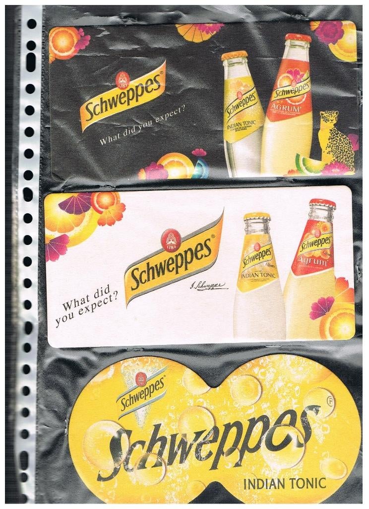 FEUTRE SCHWEPPES, Collections, Envoi, Neuf, Sous-bock