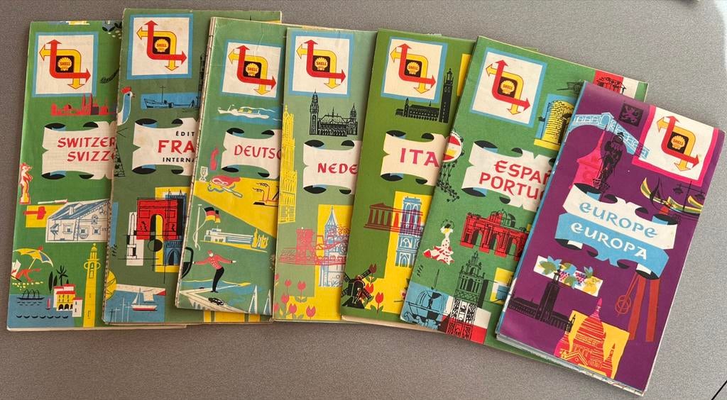 Shell wegenkaarten jaren 1959, Ophalen, Zo goed als nieuw