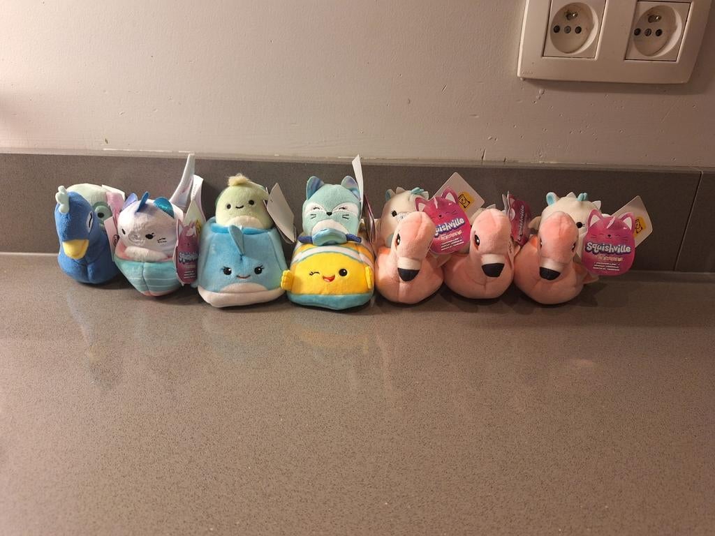 Squishville/squishmallows 1€/stuk, Ophalen of Verzenden, Nieuw