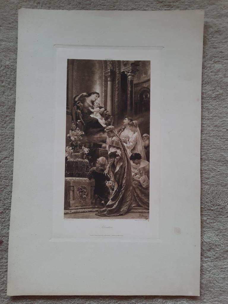 Mooie gravures van o.a. Schram, Burne-Jones, Mayer, Antiek en Kunst, Ophalen of Verzenden