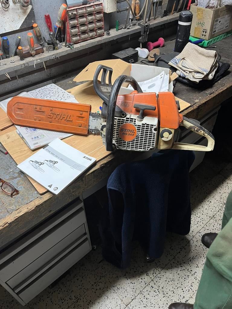 Stilh kettingzaag MS340, Ophalen of Verzenden, Gebruikt, Benzine