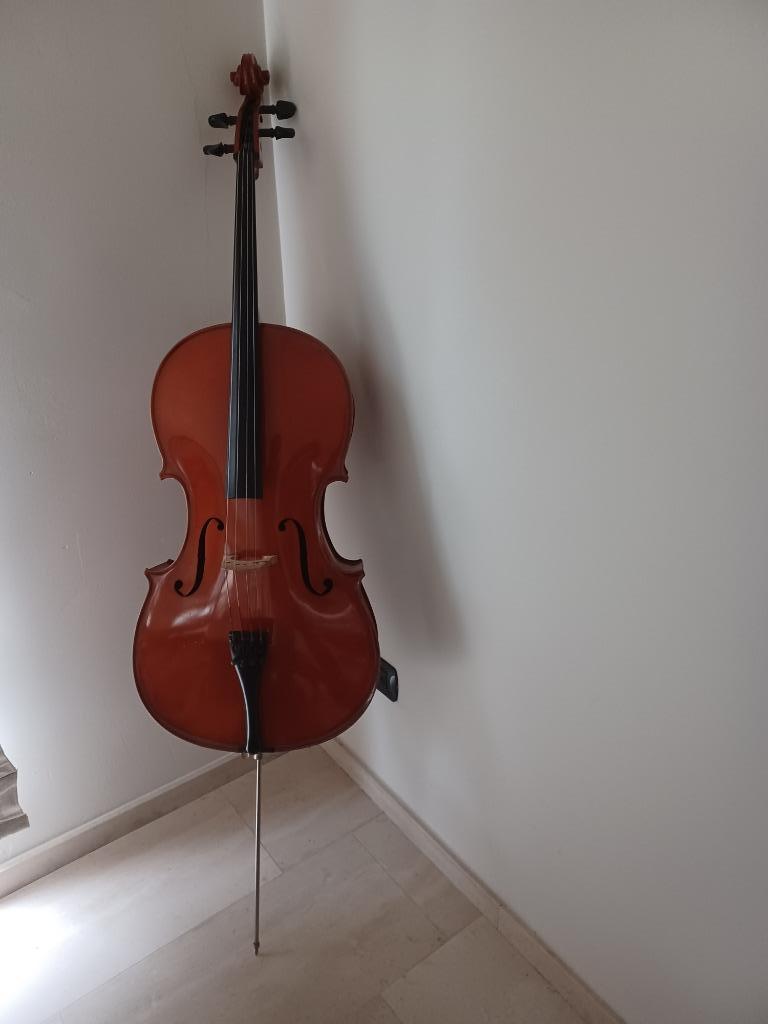 Cello met boog F. Pfretschner, beschermhoes, auto tuner Witt, Muziek en Instrumenten, Ophalen, Zo goed als nieuw, 3/4-cello