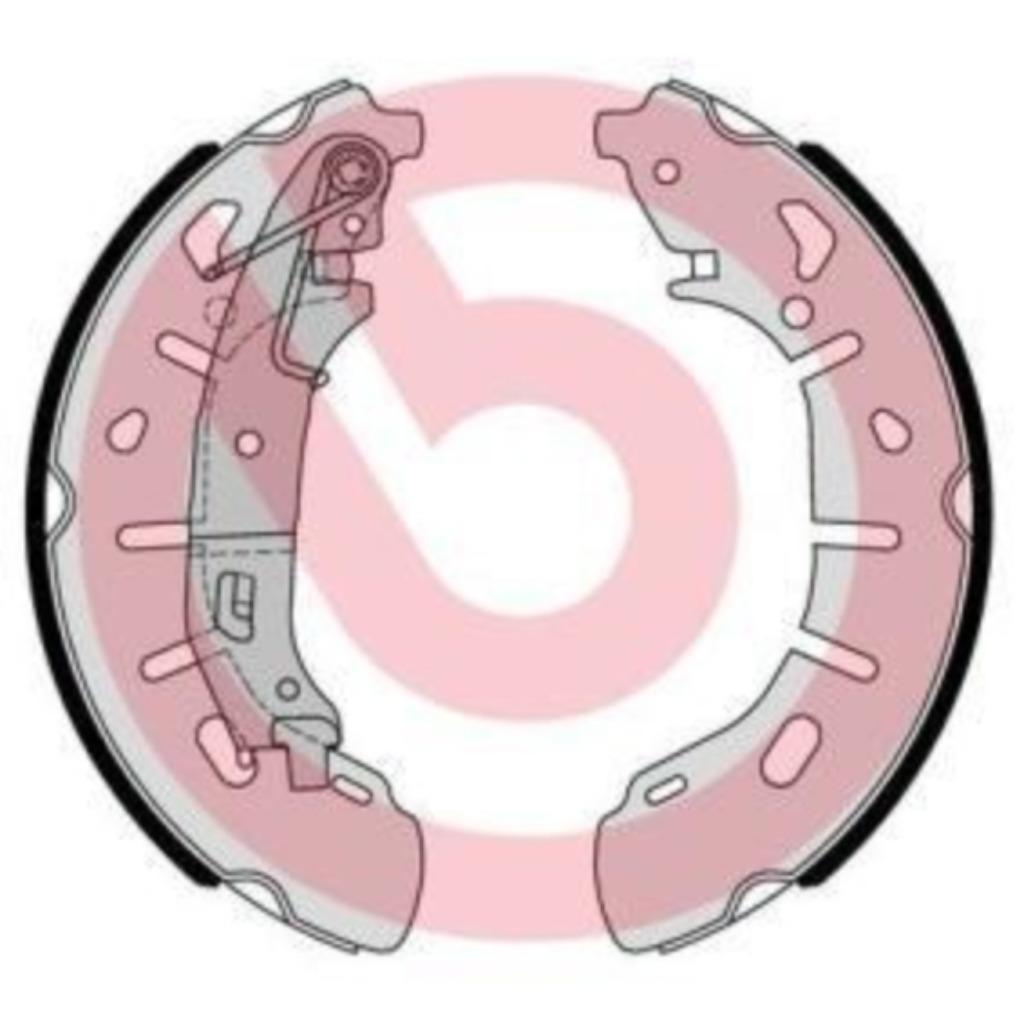 Jeu de mâchoires de frein BREMBO S 59 531, Enlèvement ou Envoi, Neuf, Opel