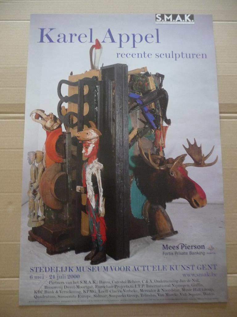 KAREL APPEL, ZELDZAME AFFICHE, STED.MUS.GENT 2000, Antiek en Kunst, Ophalen of Verzenden