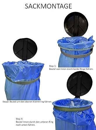 Support mural pour sac poubelle | LIVRAISON GRATUITE, Maison & Meubles, Accessoires pour la Maison | Poubelles, Neuf, -, -, 40 litres ou plus