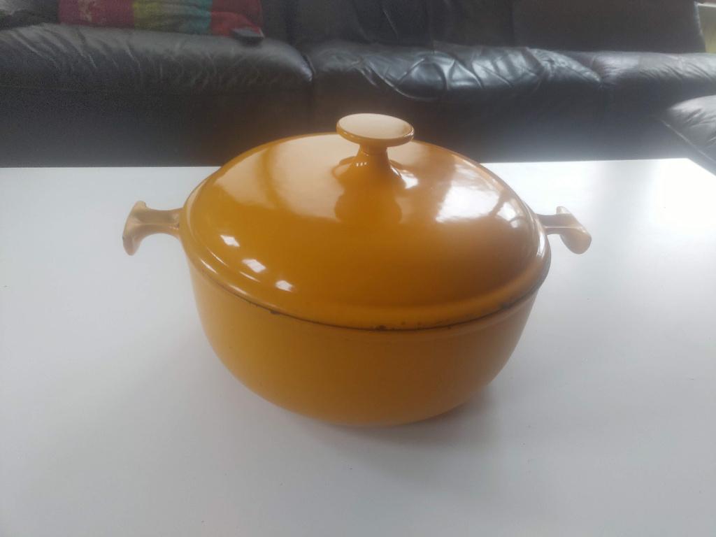 Cocotte "Le Creuset", Maison & Meubles, Enlèvement, Utilisé, Fonte, Casserole ou Cocotte-minute