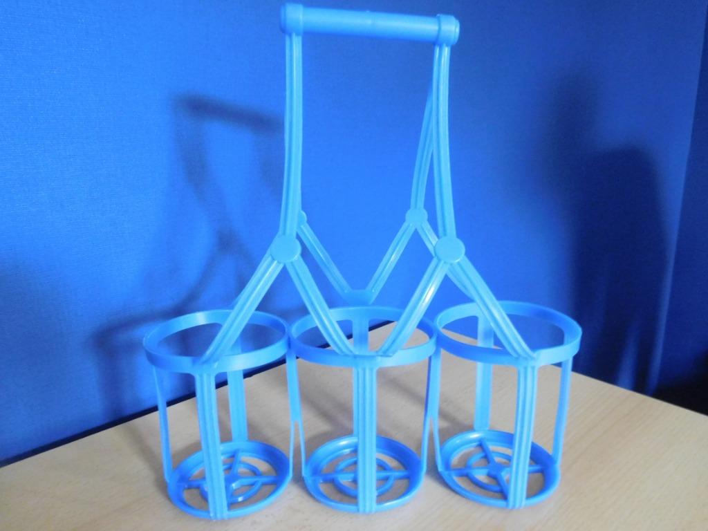 Porte bouteille vintage pour 3 bouteilles, Maison & Meubles, Enlèvement ou Envoi, Comme neuf