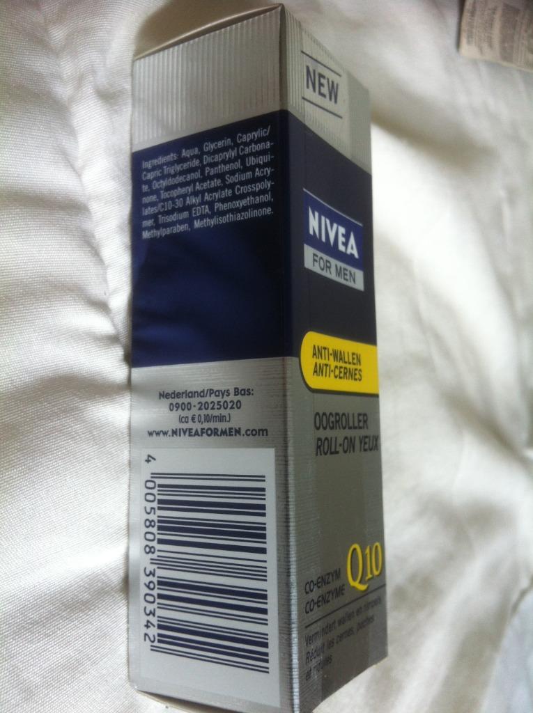 Nivea For Men anti-wallen oogroller co-enzym Q10, Ophalen of Verzenden, Nieuw, Ogen