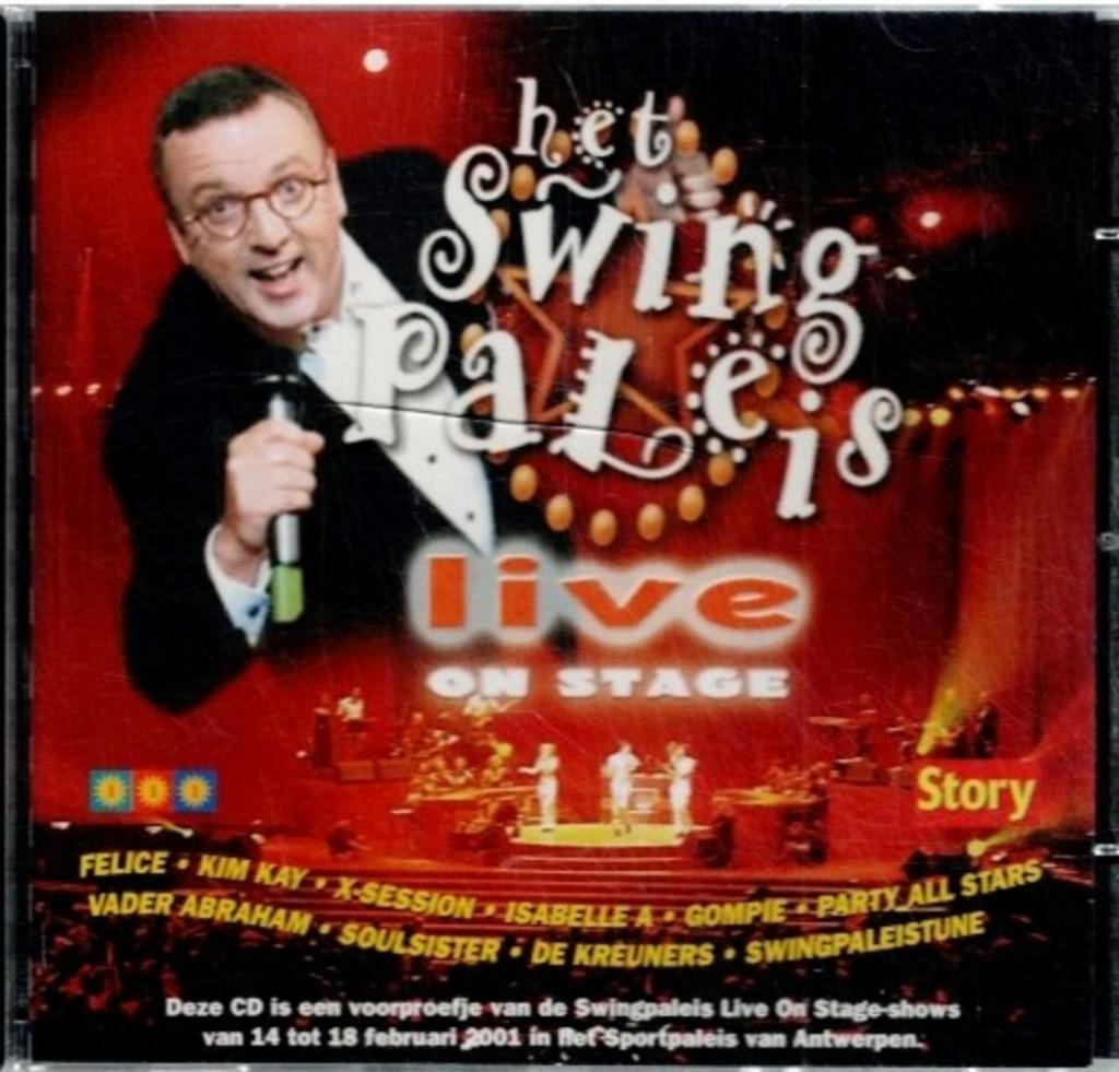 cd   **   -   Het Swingpaleis Live On Stage, Cd's en Dvd's, Ophalen of Verzenden