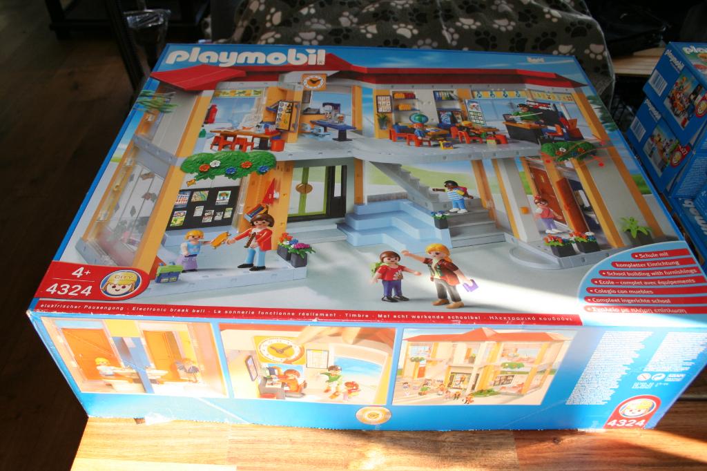 playmobil set 4324 school, Enlèvement ou Envoi, Utilisé, Ensemble complet