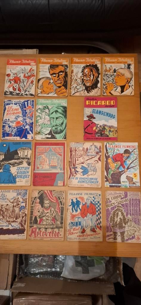 Vlaamse filmkens  15 stuks, Ophalen of Verzenden