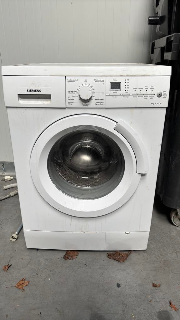 Siemens WM14S361FG, Electroménager, Lave-linge, 1200 à 1600 tours, 6 à 8 kg, Chargeur frontal, Enlèvement