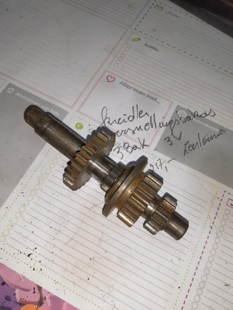 Kreidler versnellingsas, wiel, krukas ..., Fietsen en Brommers, Ophalen of Verzenden, Gebruikt