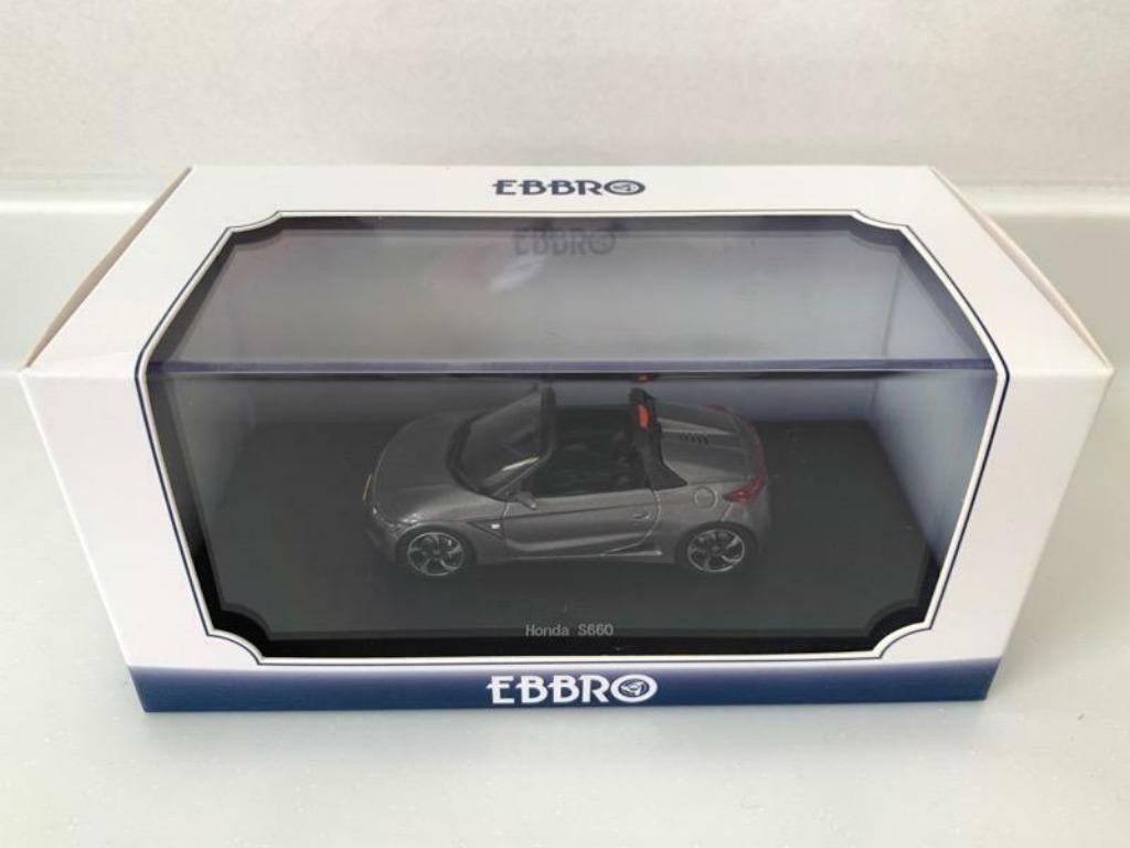 1:43 Ebbro 45362 Honda S660 Sport Coupe 2015 gray, Hobby en Vrije tijd, Modelauto's | 1:43, Zo goed als nieuw, Auto, Ophalen of Verzenden