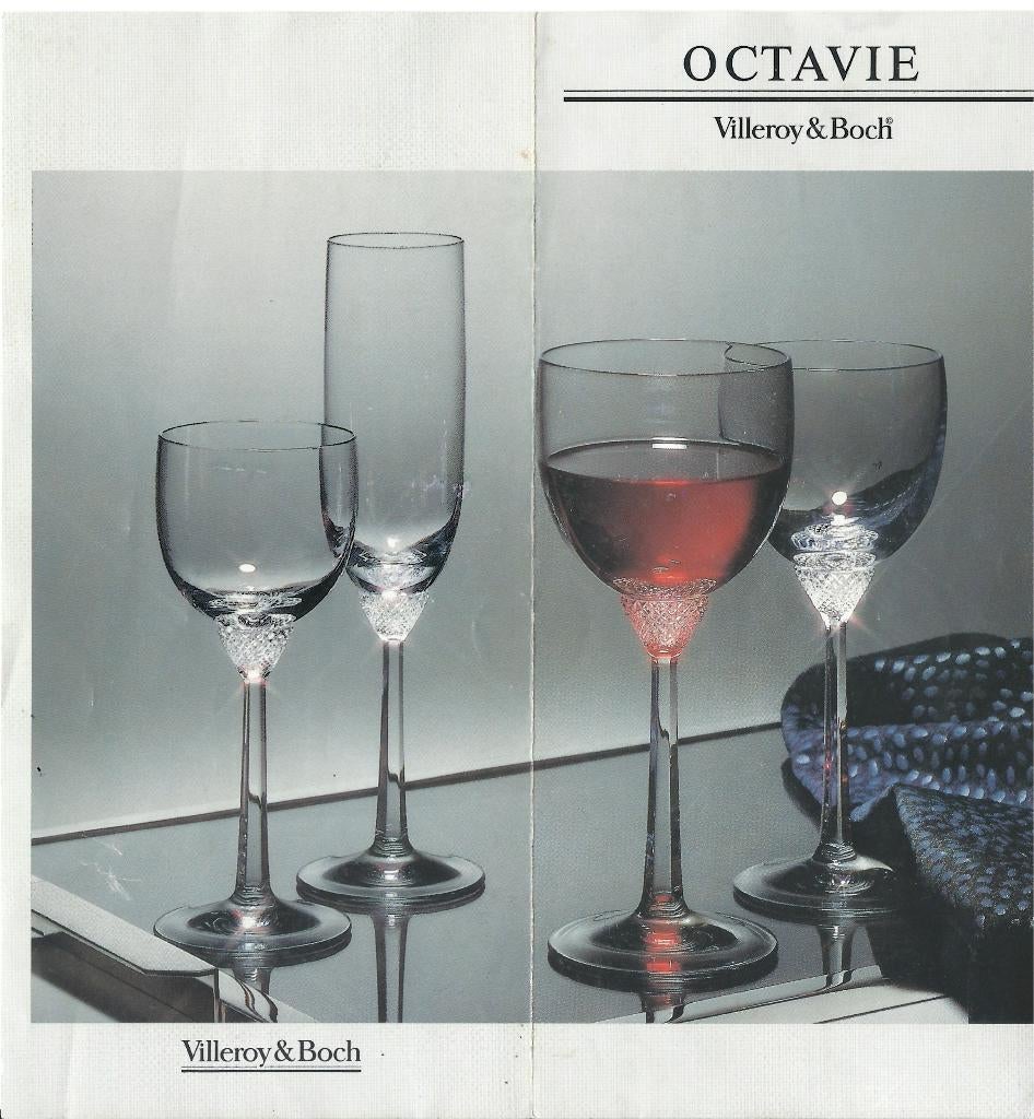 Villeroy & Boch „OCTAVIE” kristalglascollectie, Verzamelen, Ophalen of Verzenden, Nieuw, Kristal, Glas of Glazen