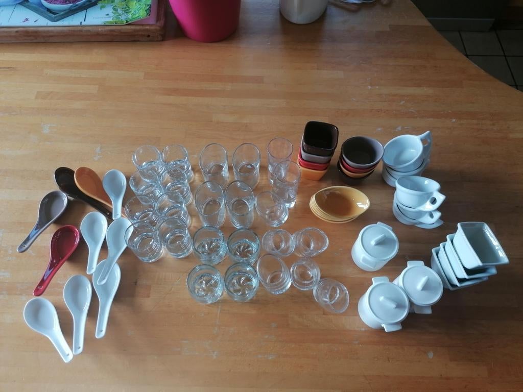 Verrines, Maison & Meubles, Enlèvement, Utilisé