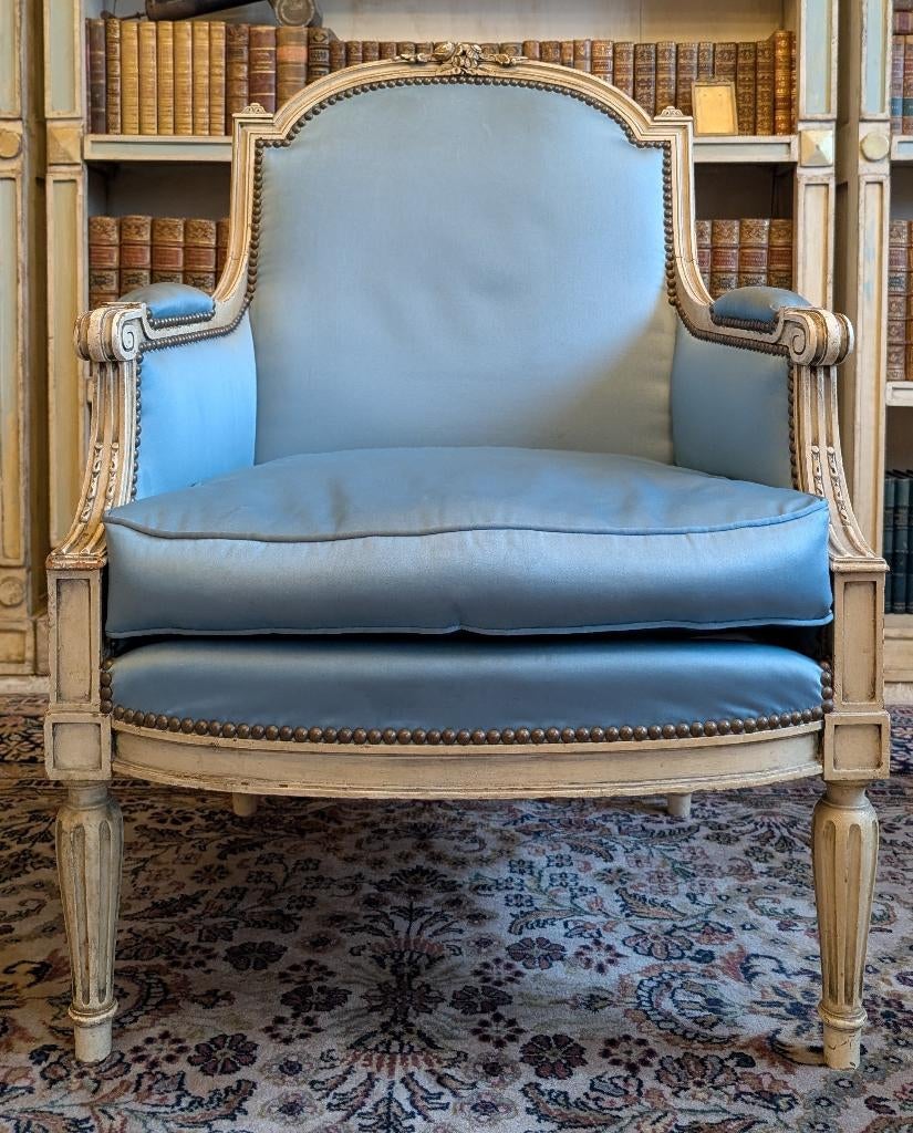 Bergère Louis XVI Napoléon III ancien antiquité chaise, Enlèvement