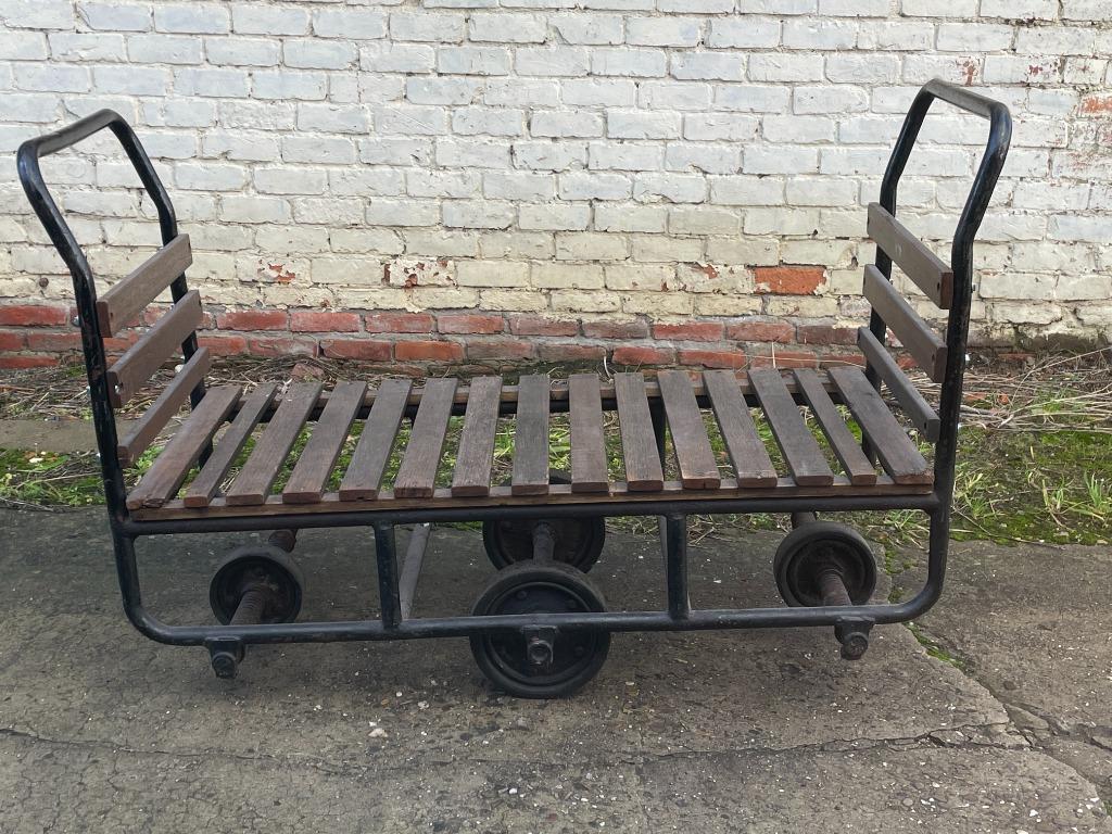 Industriele Vintage Kar wagen, Ophalen of Verzenden