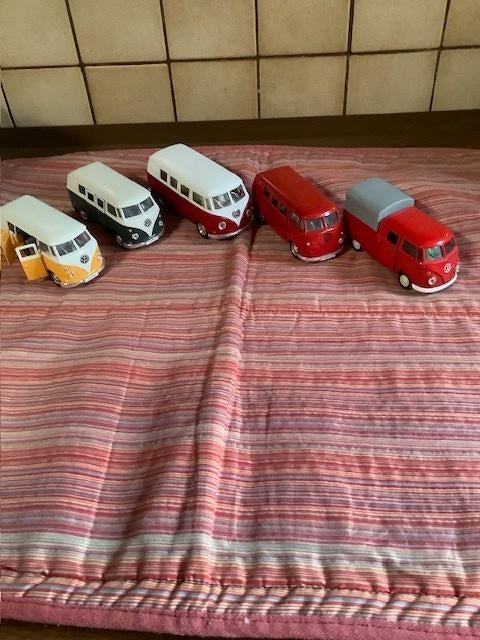 5 VW bus- 2 VW Cabrio - 2 VW kever - 1 VW Beetle, Ophalen of Verzenden, Gebruikt