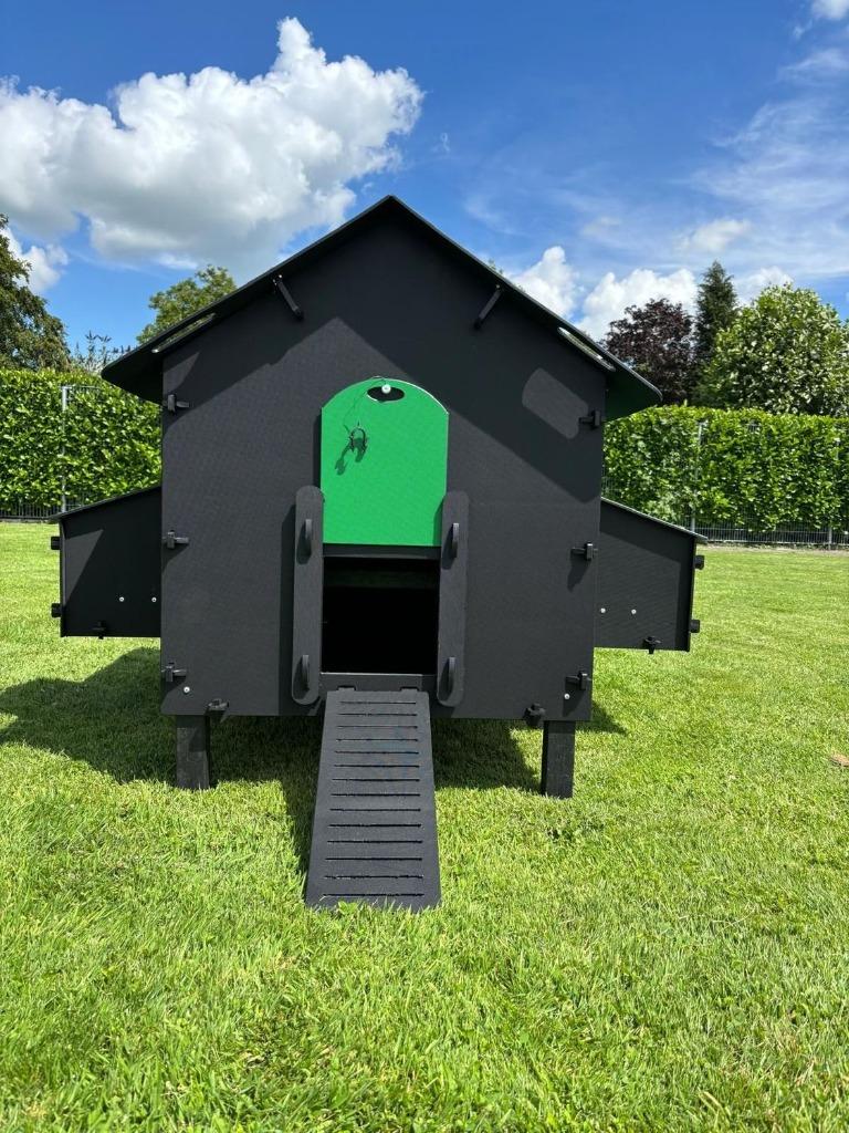 Kunststof kippenhok Pluverdi Paris Superactie 8-16 kip, Ophalen, Nieuw, Kippenhok of Kippenren