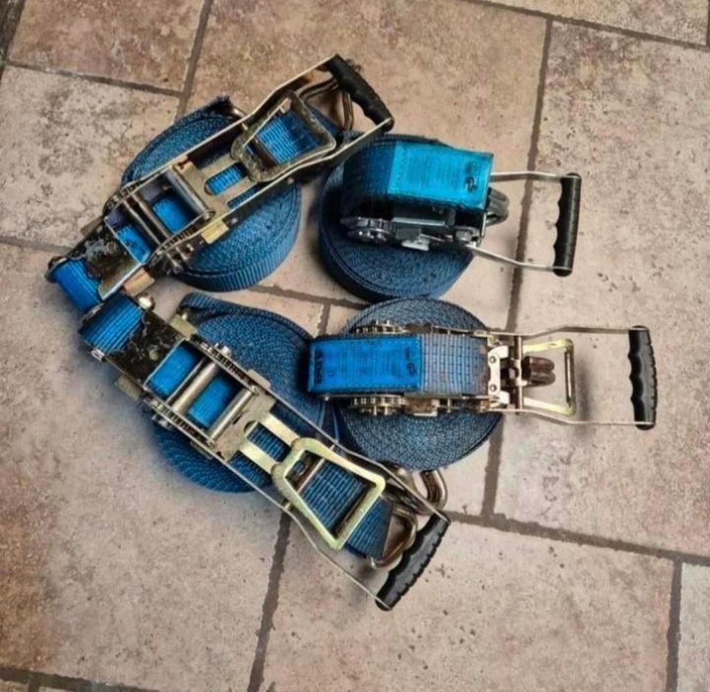 Stevige spanbanden met ratels Hoge belasting 5 euro per set, Auto-onderdelen, Ophalen