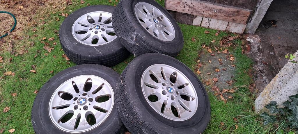 Bmw x5 velgen met winterbanden, Auto-onderdelen, Ophalen, Gebruikt, Velg(en), 17 inch