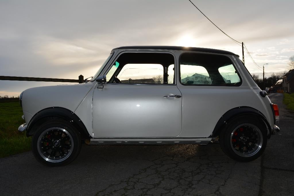 Mini cooper Leyland 1980, Auto's, Zwart, Wit, Handgeschakeld, Particulier