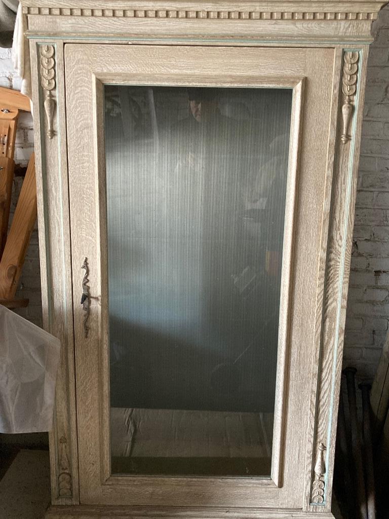 Hall- en Vitrinekast, Huis en Inrichting, Kasten | Vitrinekasten, Ophalen, Gebruikt, 50 tot 100 cm, Glas