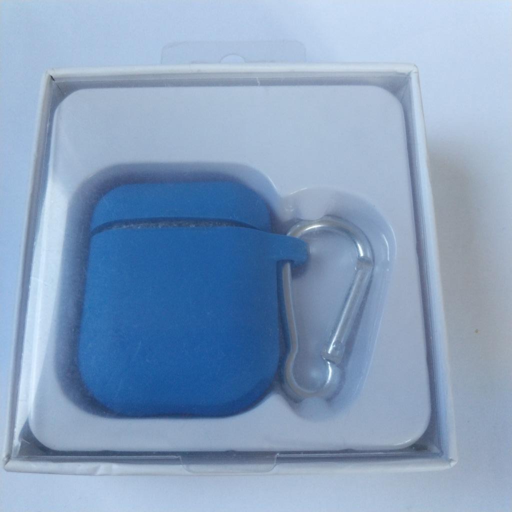 SILICONEN HOESJE BLAUW voor AirPods - Nieuw en verpakt, Telecommunicatie, Ophalen, Nieuw, In oorschelp (earbud)