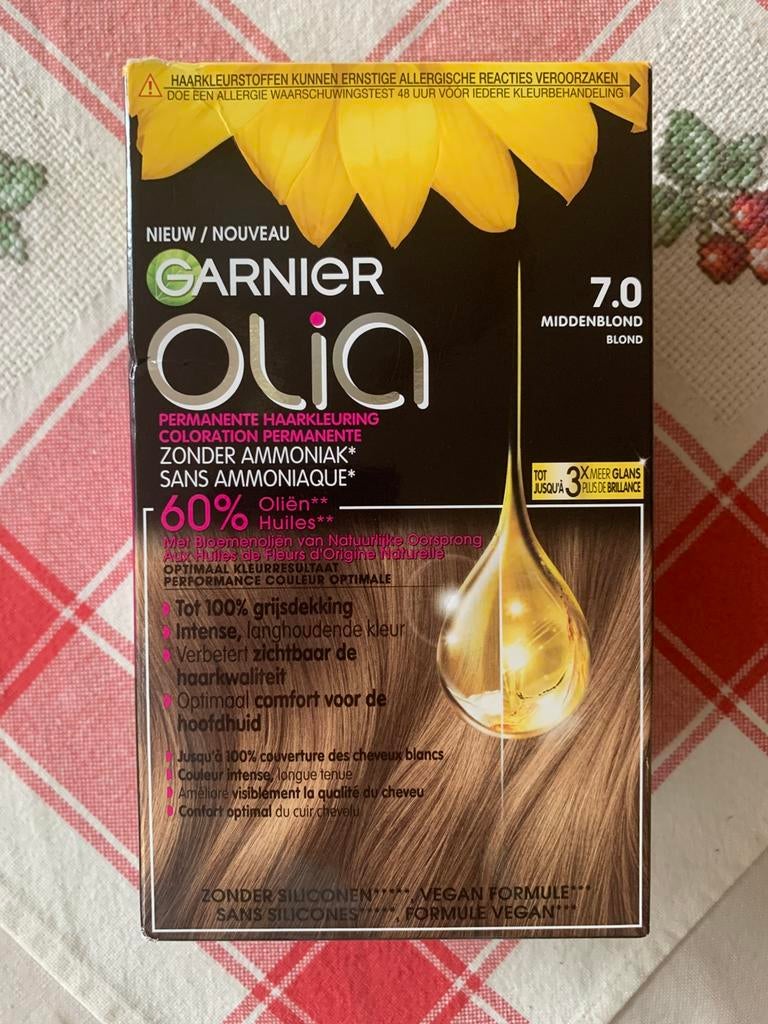 haarverf garnier olia middenblond nr 7, Ophalen