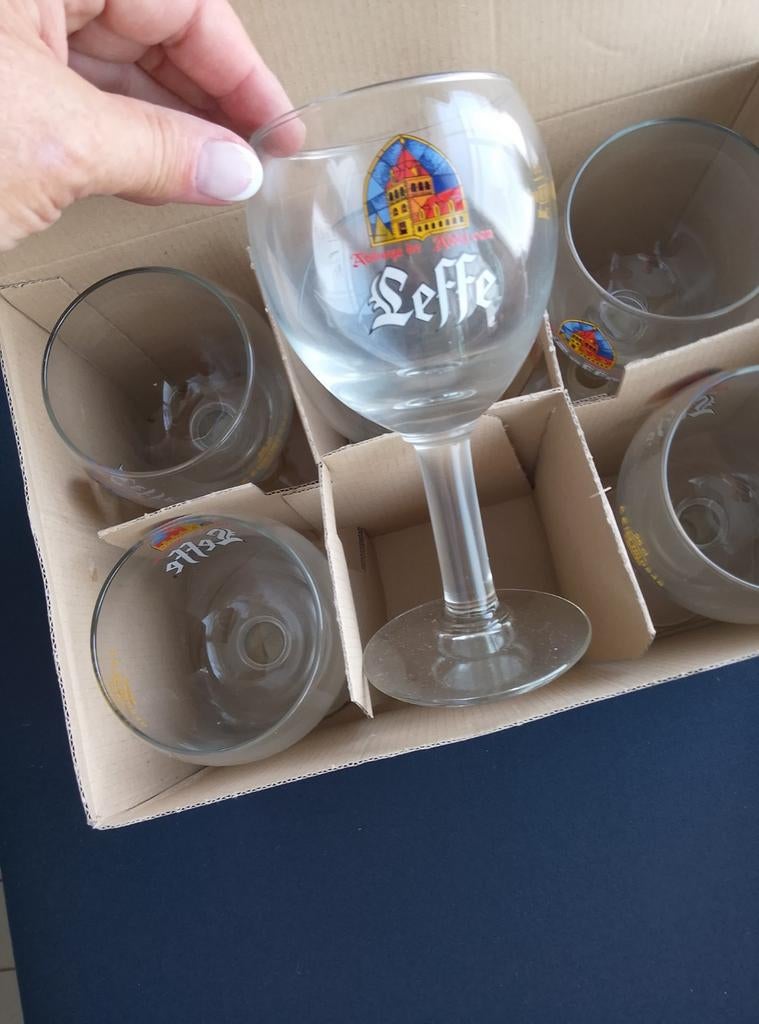 6x verres Leffe 25cl, Collections, Verres & Petits Verres, Enlèvement, Neuf
