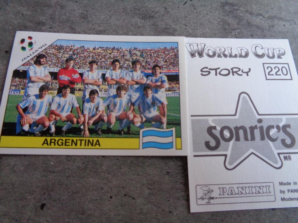 PANINI FOOTBALL COUPE DU MONDE STORY AUTOCOLLANT ARGENTINE 1, Enlèvement ou Envoi, Autocollant