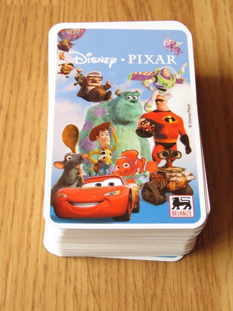 lot de 122 cartes a jouer Disney Pixar Delhaize, Autres supermarchés, Enlèvement ou Envoi