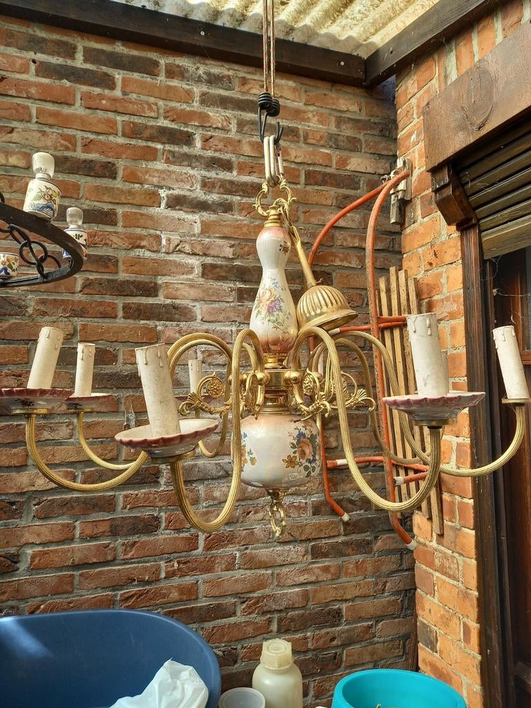 Antieke kroonluchter, Antiek en Kunst, Antiek | Verlichting, Ophalen