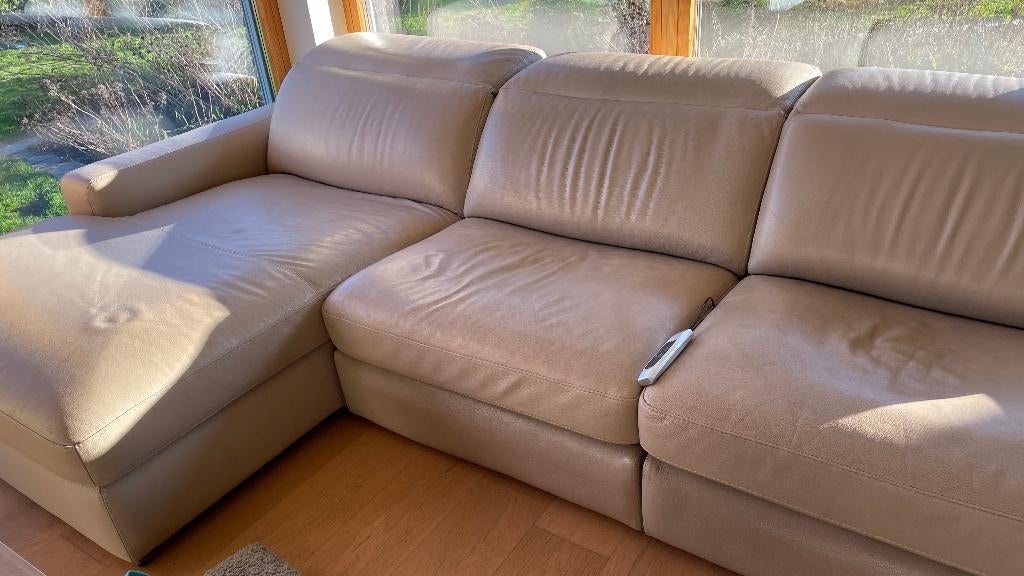 Gratis Hoekzetel leder AFHALEN 22, 23 OF 24 APRIL, Huis en Inrichting, Ophalen, Gebruikt, 300 cm of meer, Leer