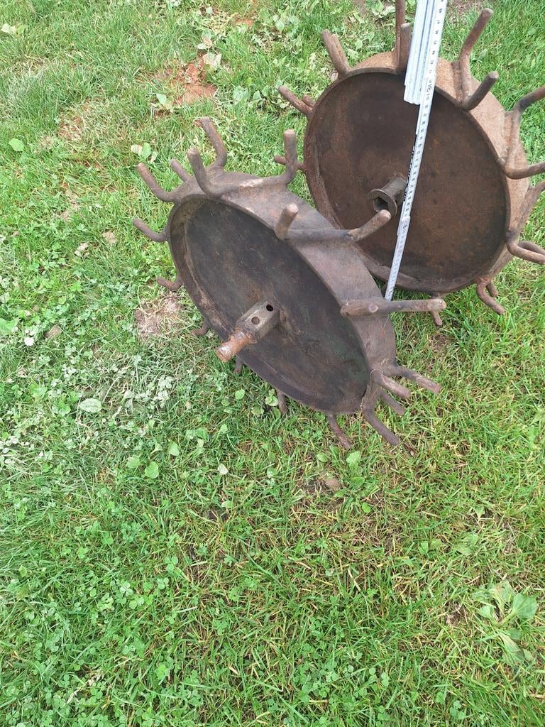 Roues à cage pour motoculteur, Enlèvement ou Envoi