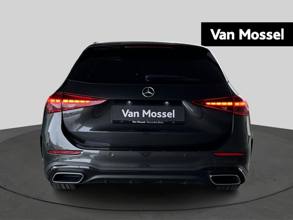 Mercedes-Benz C-klasse 300 e AMG Line Estate + NIGHTPAKKET +, Auto's, Mercedes-Benz, Automaat, Zwart, Bedrijf, 5 deurs