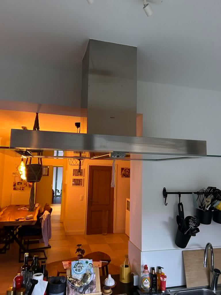 Dampkap te koop, Elektronische apparatuur, Afzuigkappen, Ophalen, Gebruikt, Eilandschouwkap, Vrijstaand