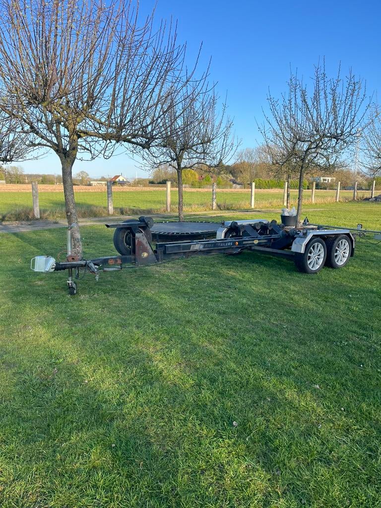 Riba BVT 2500 boottrailer, Watersport en Boten, Boottrailers, Ophalen, Gebruikt, 1500 tot 3000 kg, 6 tot 9 meter