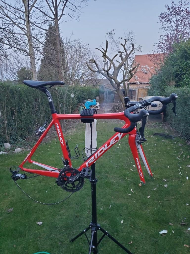 Vélo de course Ridley rouge (Prix à discuter), Vélos & Vélomoteurs, Enlèvement, Utilisé, Plus de 20 vitesses, Autres marques